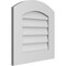 Ekena Millwork Arch Top Surface Mount PVC Gable Vent: Functional, w/ 3-1/2"W x 1"P Standard Frame, 20"W x 20"H GVPAR20X2001SF - alternate 3